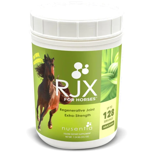 NUSENTIA RJX for Horses - Triple Strength Glucosamine, Chondroitin, and MSM. Joint Supplement. Powder. 54 OZ