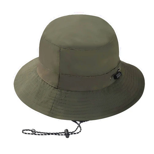 Kongwa Men Women Waterproof Bucket Rain Hat with Chin Strap Quick Dry Packable Boonie Sun Hat Safari Hat UV Protection