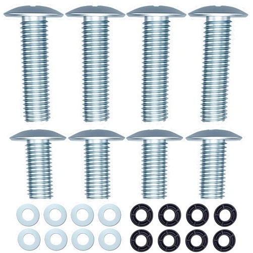 USX MOUNT TV Mounting bolts-M8x 45mm and M8 x 25mm (4PCS) TV Mounting Screws Compatible for Samsung TV with 2.5mm Spacers & 8.5mm Washer