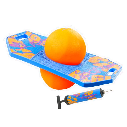 Flybar Pogo Trick Ball for Kids, Bounce Board for Boys and Girls Ages 6+, Up to 160 lbs, Includes Pump, Easy to Carry Handle, Durable Plastic Deck Indoor, Outdoor Toy Pogo Jumper,