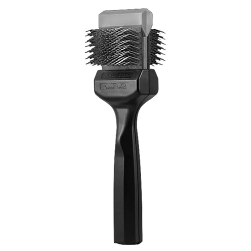 Les Pooches Finisher/Deshedder Brush Firm (Silver Color) - Small Finishing