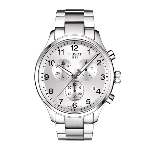 Tissot mens Tissot Chrono XL Stainless Steel Casual Watch Grey T1166171103700