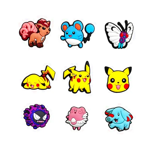 Babigo 9 PCS Cartoon Shoe Charm Characters,Charms For Shoes Decorations Bracelet Party Gifts(Style 3)