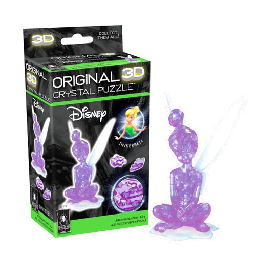 BePuzzled, Tinkerbell Original 3D Crystal Puzzle, Collect Them All, for Puzzlers Ages 12 and Up