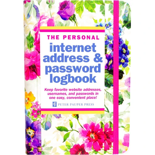 By Peter Pauper Press (Author) Peony Garden Internet Address & Password Logbook