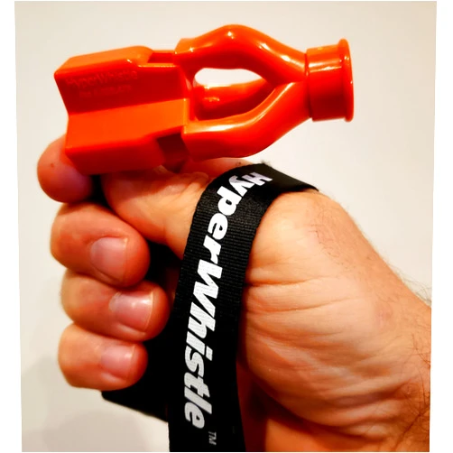 HyperWhistle The Original Worlds Loudest Whistle up to 142db Loud, Very Long Range, for Referee, Coaches, Instructors, Sports, Teachers, Life Guard, Self Defense, Survival, Emergency uses