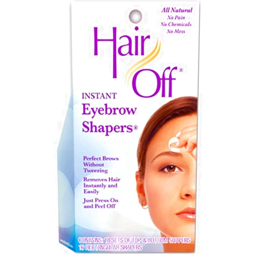 Hair Off HairOff Instant Eyebrow Shapers 18 Each (Pack of 36)