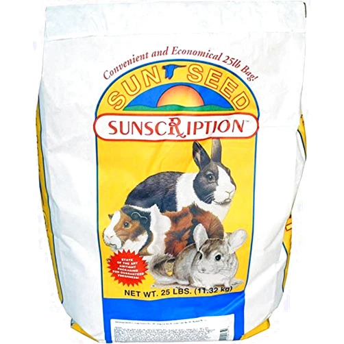 Sunseed Sun Seed Company Sss49135 Vita Prima Daily Diet Chinchilla Food, 25-Pound