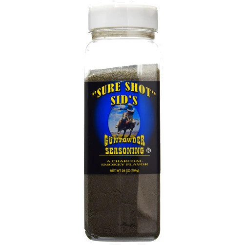 Sure Shot Sid's Sure Shot Sid’s Gunpowder Original Seasoning - Famous Bbq Rub Powder Grill Seasoning for Beef, Steak Meat, All-Purpose Seasoning Blend Dry Rub for Grilling. 28oz