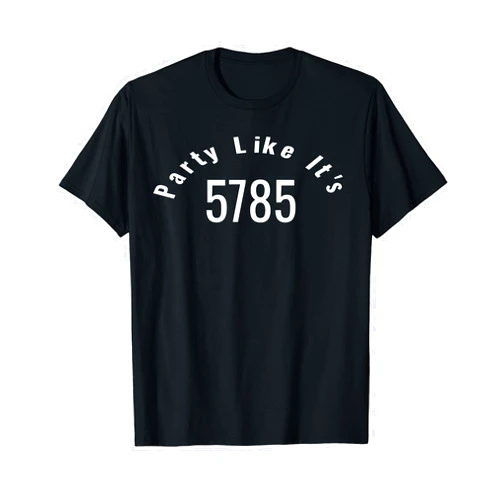 Rosh Hashana Party Like It's 5785 Gear Rosh Hashana Party Like It's 5785 Jewish New Year T-Shirt