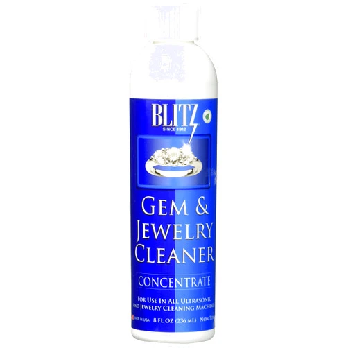 Blitz Gem & Jewelry Cleaner Concentrate (8 Oz) (1-Pack), 8 Fl Oz (Pack of 1)