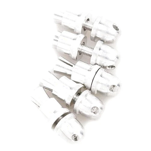Onkuey 5pcs 2.0mm RC Aluminum Bullet Propeller Adapter Holder for Brushless Motor Prop