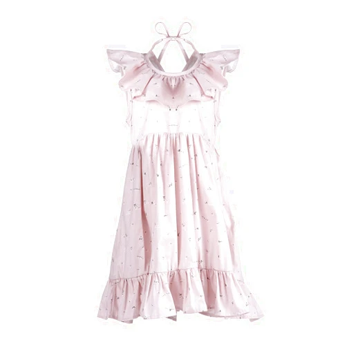 Purbasvi Baby Toddlers Cotton Dresses Kids Little Girls Straps Sleeveless Casual Party Halter Dress 6 Months-6T