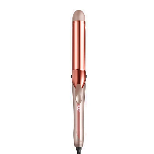 Generic Titanium Curling Iron Luxe Series | Rose Gold | Professional Hair Styling Tool for Salon-Quality Curls | Fast Heating | Adjustable Temperature | Enhanced Shine and Durability | 1.25 inch