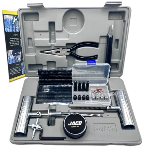 JACO Superior Products JACO TRX-50 Heavy Duty Tire Repair Kit | Universal Tire Plug Kit