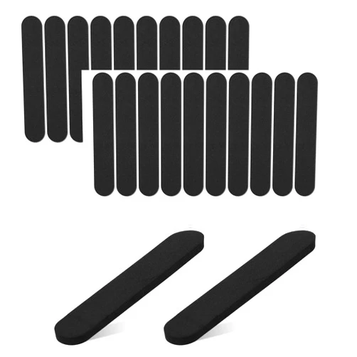 Prasacco 20 Pcs Hat Sizer Reducer Insert, Hat Inserts To Make Fit Smaller, Fitted Hat Size Reducer, Self-Adhesive Foam Reducing Tape for Men Women Hats Caps, Black