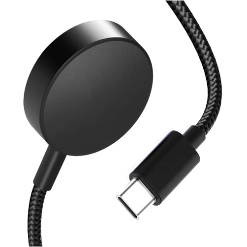 Tebiemao Charger for Samsung Galaxy Watch 6/6 Classic/5/5 Pro/4/4 Classic/3/Active 2 (USB-C)-Upgrade Metal Case Nylon Cable Galaxy Watch Wireless Charger