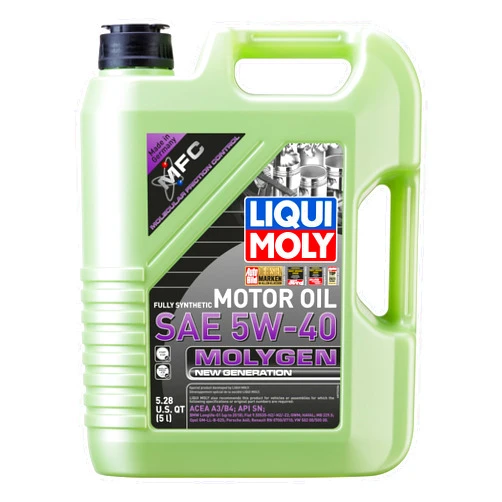 LIQUI MOLY Molygen New Generation 5W40 | 5 L | Fully synthetic engine oil | SKU: 20232 | 1 Pack