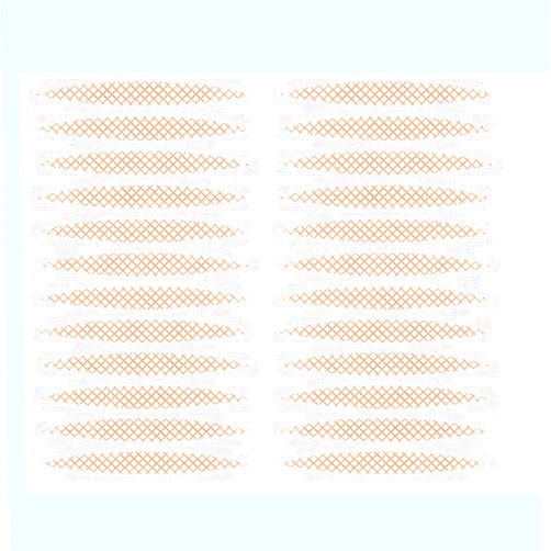 SYBL 800PCS (400 Pairs) Single-Sided Lace Mesh Breathable No Trace Waterproof Invisible Double Eyelid Tape Stickers Natural Long-Lasting Sticky Self-Adhesive Double Eye Tape Tools for Make Up
