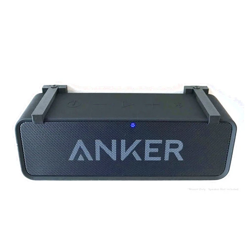 Generic Bluetooth Speaker Wall Mount for Anker Soundcore Portable Speaker - No Drill!
