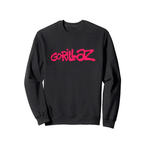 Gorillaz Brush Logo Pink Sweatshirt