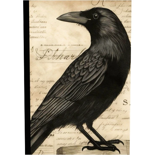 Get Gothic Poe Planner 2024: Weekly + Monthly, Holidays, Moon Phases, Edgar Allan Poe Quotes and Vintage Gothic Illustrations