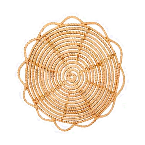 AKVLPGQK Boho Coaster Handmade Woven Placemats Kitchen Wedding Decor Suitable for Kitchen Dining Table Decoration Indoor(Color:B)