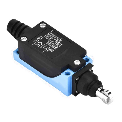 Mumusuki 1Pc Micro Switch Momentary Micro Limit Switch, Micro Switch Limit Switch Waterproof Auto Reset Switch (Bei TZ-8122 Vertical Roller)