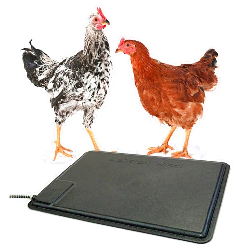 K&H Pet Products Thermo-Chicken Heated Pad, Black, 12.5 Inches X 18.5 Inches