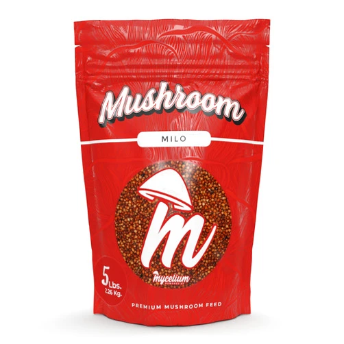 Mycelium Premium Milo Grain – Organic, Non-GMO, High Nutritional Value for Mushroom Cultivation, Sourced from Local USA Farms, Sustainable Farming, 5 lbs
