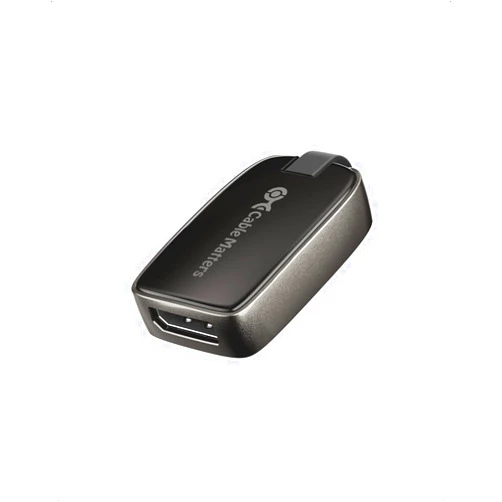 Cable Matters USB C to DisplayPort 1.4 Adapter, Supports 4K@240Hz and 8K@60Hz with HDR, Thunderbolt 4 Compatible, Works with MacBook, iPad, iPhone 16/15, Not Compatible with USB-C Monitors