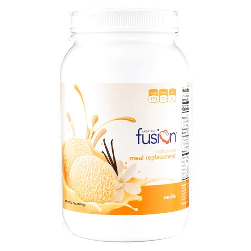 Bariatric Fusion Vanilla High Protein Meal Replacement Shake | 27g Whey Isolate Bariatric Protein Powder | Lactose Free Whey Protein Powder | Gluten and Sugar Free | 21 Servings