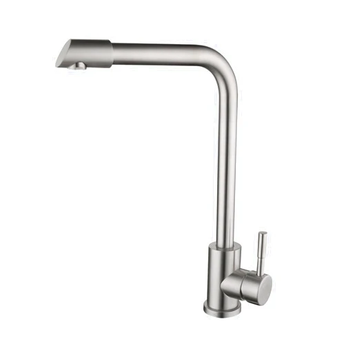 OQCOYUVRY Stainless Steel Kitchen Sink Faucet Brushed Process Swivel Basin Faucet 360 Degree Rotation Hot & Cold Water Mixers Tap(3)