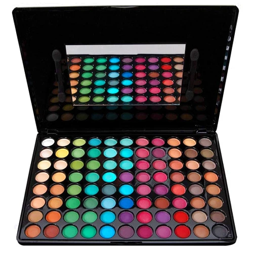 ForPro Professional Collection Bebeautiful Professional Makeup Eyeshadow with Applicators, 88-Color Palette, Matte