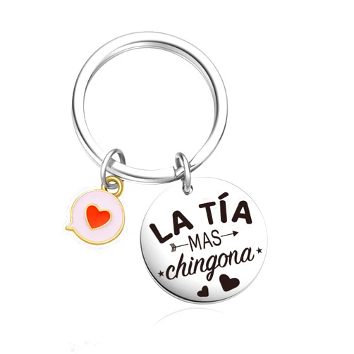 OWHOMS Tia Appreciation Gift Aunty Gifts Aunt Going Away Keychain Aunt To Be Gifts Aunt Anniversary Keychain