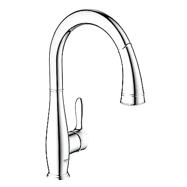 Grohe 30213001 Parkfield Single-Handle Pull-Down Kitchen Faucet, Starlight Chrome