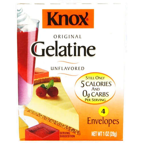 Knox Unflavored Gelatin, 4 Count (Pack of 12)