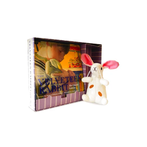 By Margery Williams Bianco (Author), Charles Santore (Illustrator) The Velveteen Rabbit Plush Gift Set: The Classic Edition Board Book + Plush Stuffed Animal Toy Rabbit Gift Set
