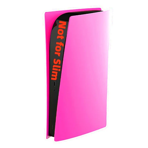 VLANMON Digital Edition Face Plates Cover Skins Shell Panels for PS5 Console, Accessories for PlayStation 5 Protective Replacement Faceplates (Nova Pink)