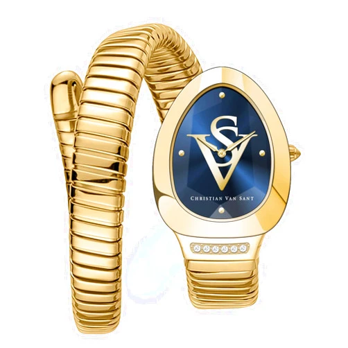 Christian Van Sant Women's Naga Blue dial Watch // CV0872