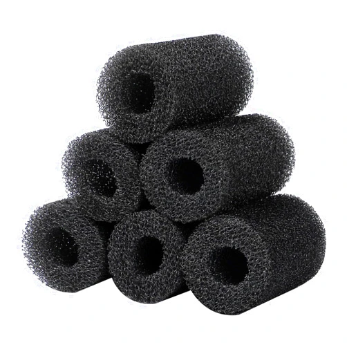 AQUANEAT 6-Pack Pre-Filter Sponge for Aquarium Shrimp Fry Fish Tank Filter 0.8” Intake, Replacement Foam Cover