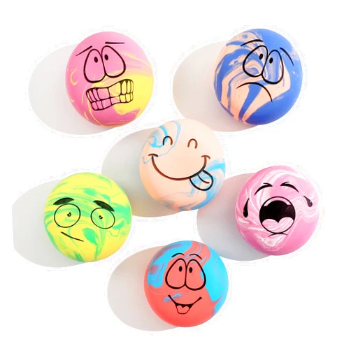 SCHITEC Squeaky Dog Toys, [6 Pack] Interactive Latex Rubber Squeak Ball Toy, Soft Fetch Play Balls for Puppy Small Dogs