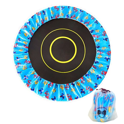 Abiphop Mini Trampoline Cover 36 38 40 Inch Replacement Cute Small Trampoline Spring Cover PU Leather Layer Protect Easy to Install Trampoline Safety Pad for Home Indoor