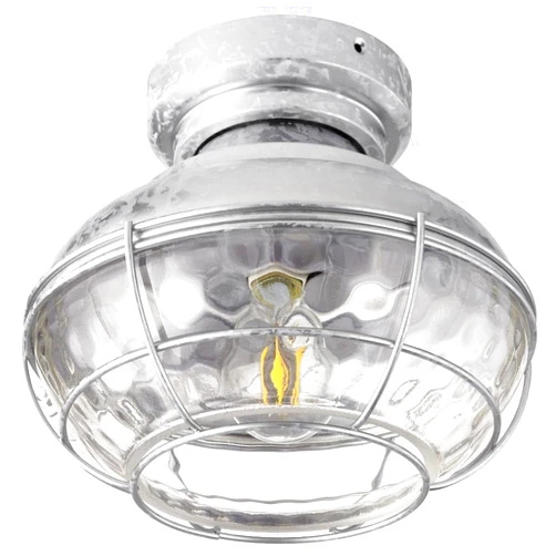 Quorum International Quorum 1974-9 Restoration LED Fan Light Kit from Windmill collection in Pewter, Nickel, Silver finish,