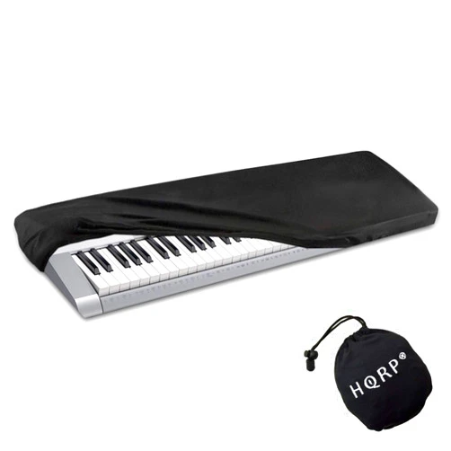 HQRP Elastic Dust Cover w/Bag compatible with Nord Stage 73, Stage 76, Stage EX 73, Stage EX 76, Electro 2 61, Electro 2 73, Electro 3 HP, Electro 3 61, Electro 3 73 Electronic Keyboard Digital Piano