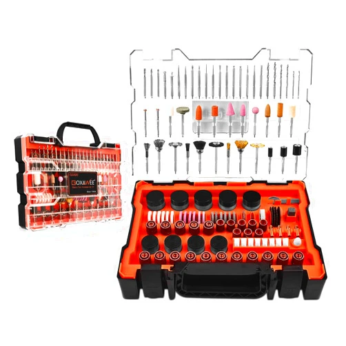 GOXAWEE 480Pcs Rotary Tool Accessories Kit, GOXAWEE 1/8 inch Shank Rotary Tool Accessory Set, Multi Purpose Universal Kit for Cutting, Drilling, Grinding, Polishing, Engraving & Sanding