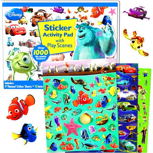 Disney Pixar's Monsters Inc Ultimate Sticker Activity Pad