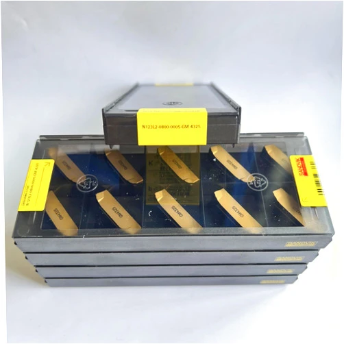 Generic N123L2-0800-0005-GM 4325 /Carbide CNC Blade 10 Pieces