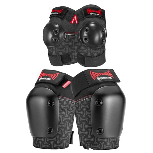 187 KILLER PADS Skateboarding Knee Pads & Elbow Pads Combo Pack, Independent, Small/Medium