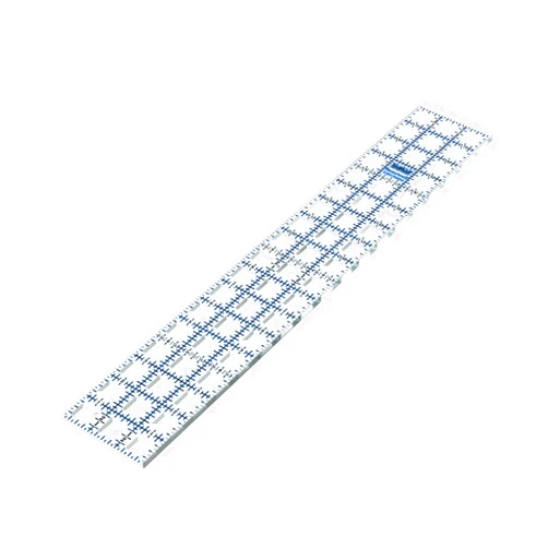 The Grace Company TrueCut, Ruler, Innovative Ruler Track and Cutter Guide System, Measures 3 x 18 Inches with 1/8-inch Increments